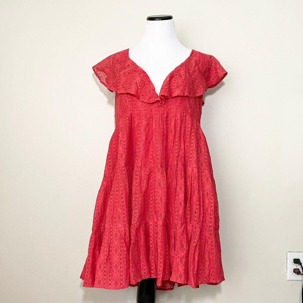 Free People Undone Lace Mini Dress